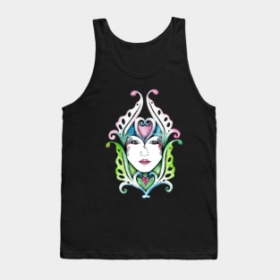 Queen of hearts in blacks Tank Top